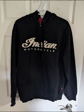 Indian Motorcycle Women's Black Logo Hoodie